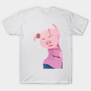 Pig singing mom T-Shirt